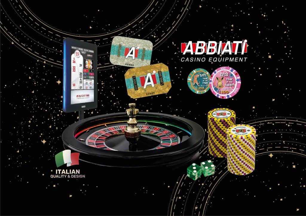 NEW RELEASE SEPTEMBER 2022 ABBIATI CASINO EQUIPMENT